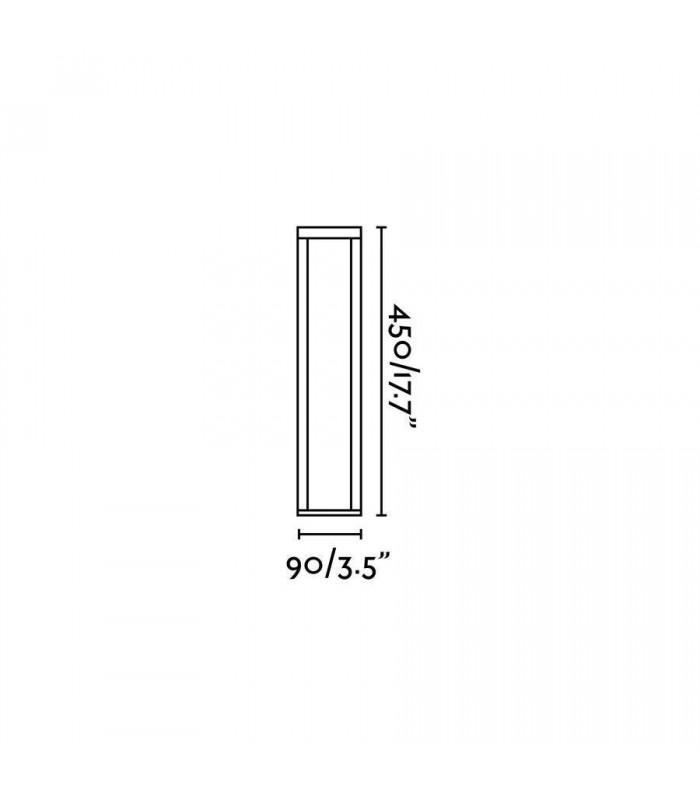 LED Outdoor Bollard Light Dark Grey IP54 - 2