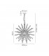 16 Light E27 Round Pendant Brown Oxide  Clear Glass-2