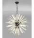 16 Light E27 Round Pendant Brown Oxide  Clear Glass-3
