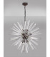 16 Light E27 Round Pendant Brown Oxide  Clear Glass-9