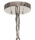 32 Light E27 Round Pendant Polished Nickel  Smoke Glass-8