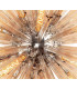 32 Light E27 Round Pendant Polished Nickel  Champagne Glass-6