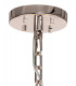 32 Light E27 Round Pendant Polished Nickel  Champagne Glass-8