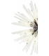 32 Light E27 Round Pendant Brown Oxide  Clear Glass-5