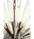 32 Light E27 Round Pendant Brown Oxide  Clear Glass-7