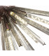 32 Light E27 Round Pendant Brown Oxide  Smoke Glass-7