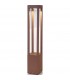 LED Outdoor Bollard Light Rust Brown IP54 - 1