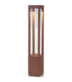 LED Outdoor Bollard Light Rust Brown IP54 - 1