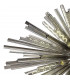 32 Light E27 Oval Pendant Polished Nickel  Smoke Glass-5