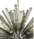 32 Light E27 Oval Pendant Polished Nickel  Smoke Glass-8