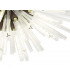 32 Light E27 Oval Pendant Brown Oxide  Clear Glass-7