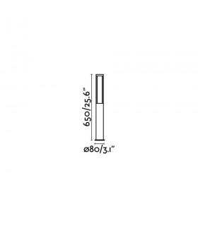 LED Outdoor Short Bollard Light Dark Grey IP54 - 2