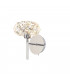 1 Light G9 Switched Wall Lamp With Polished Chrome And Crystal Shade-1