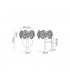 1 Light G9 Switched Wall Lamp With Polished Chrome And Crystal Shade-2