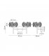 2 Light G9 Switched Wall Lamp With Polished Chrome And Crystal Shade-2
