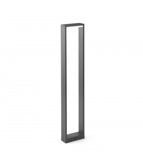 LED Outdoor Tall Bollard Light Dark Grey IP54 - 1