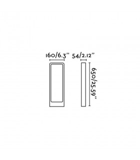 LED Outdoor Bollard Light Dark Grey IP54 - 2