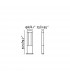 LED Outdoor Short Bollard Light Dark Grey IP54 - 3