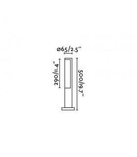 LED Outdoor Short Bollard Light Dark Grey IP54 - 2