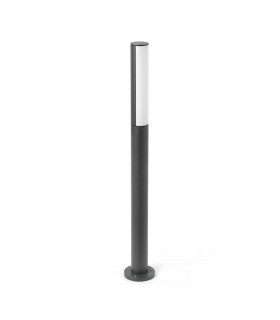 LED Outdoor Tall Bollard Light Dark Grey IP54 - 1