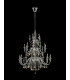 Allegany Chandelier Pendant, 29 Light E14, Polished Chrome, Clear Glass, Crystal, Item Weight: 23.8kg