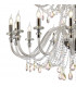 Allegany Chandelier Pendant, 29 Light E14, Polished Chrome, Clear Glass, Crystal, Item Weight: 23.8kg