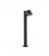 1 Light Outdoor Bollard Light Dark Grey IP44, GU10 - 1