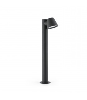 1 Light Outdoor Bollard Light Dark Grey IP44, GU10 - 1