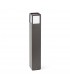 1 Light Outdoor Bollard Light Dark Grey IP54, E27 - 1