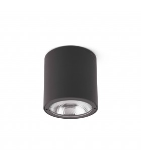 LED Outdoor Surface Mounted Ceiling Light Dark Grey IP54 - 1