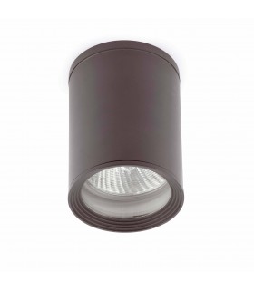 1 Light Outdoor Surface Mounted Ceiling Light Dark Grey IP44 - 1