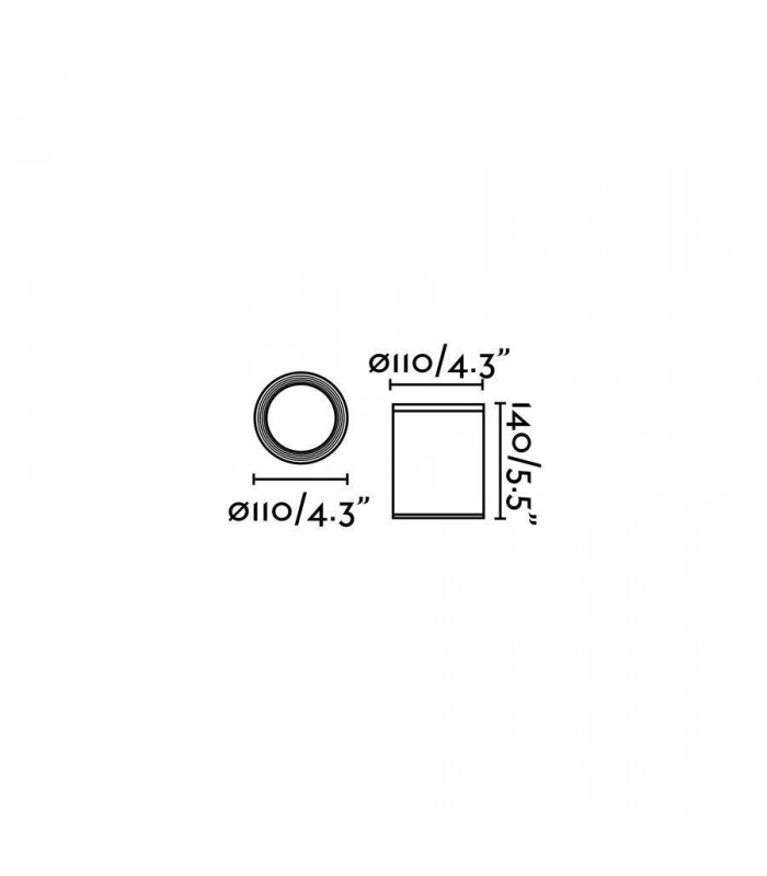 1 Light Outdoor Surface Mounted Ceiling Light White IP44 - 2