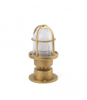 1 Light Outdoor Pedestal Light Brass IP44, E27 - 2