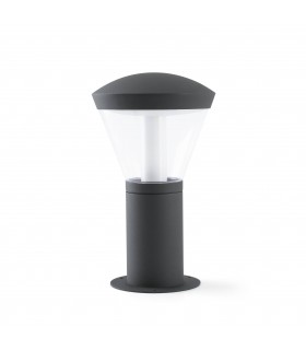 LED Outdoor Pedestal Light White, Dark Grey IP65 - 1