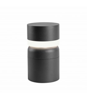 LED Outdoor Pedestal Light White, Dark Grey IP54 - 1