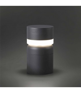 LED Outdoor Pedestal Light White, Dark Grey IP54 - 2