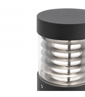LED Outdoor Pedestal Light Dark Grey IP54 - 2