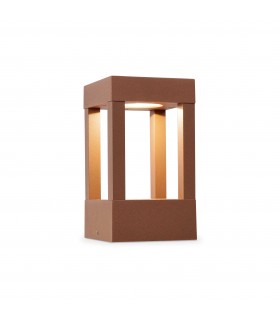 LED Outdoor Pedestal Light Rust Brown IP54 - 1