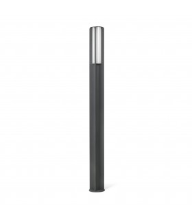 LED 4 Light Outdoor Lamp Post Dark Grey IP65 - 1