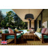 Estufa Outdoor Electrical Heater Ceiling Cylindrical Pendant Black Remote Control IP44-1