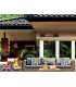 Estufa Outdoor Electrical Wall Heater with Bluetooth Speaker Timer Remote Control IP55-1