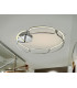 Colette Semi Flush Ceiling Light Cylindrical Chrome Dimmable Remote Control-3
