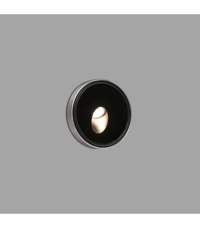 LED Outdoor Recessed Wall Light Black IP67 - 1