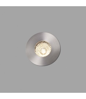 LED Medium Outdoor In Ground Recessed Spotlight Matt Nickel IP67 - 1