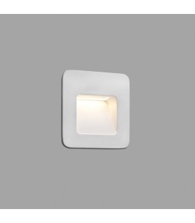 LED Outdoor Recessed Wall Light White IP44 - 1