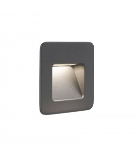 LED Outdoor Recessed Wall Light Dark Grey IP44 - 2