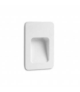 LED Outdoor Recessed Wall Light White IP44 - 1