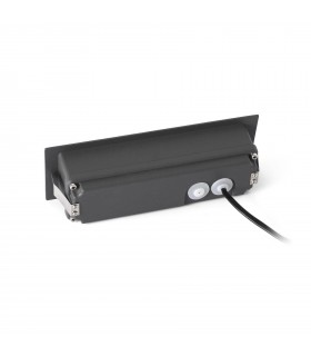 LED Outdoor Recessed Wall Light Dark Grey IP65 - 2