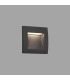 LED Outdoor Recessed Wall Light Dark Grey IP65 - 1