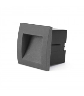 LED Outdoor Recessed Wall Light Dark Grey IP65 - 2